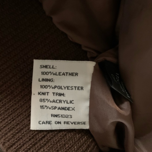 Leather Bomber Jacket - Picture 4 of 4